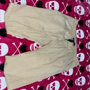 -tan WTOO2 jogger pants khaki skater style joggers 
- Size small Men’s